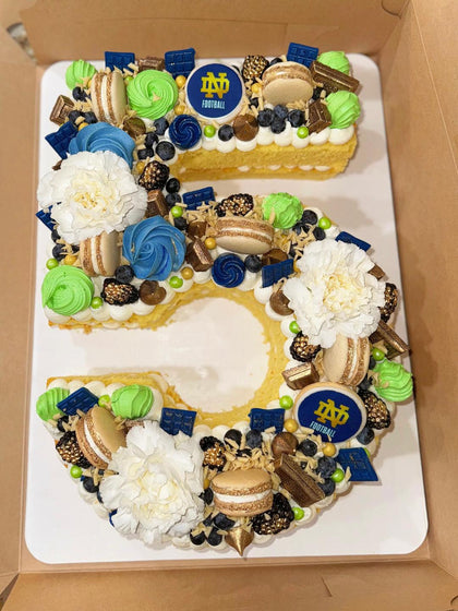 Number Sponge Cakes