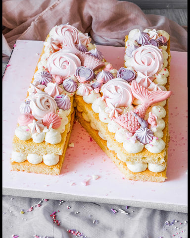 Letter Sponge Cakes
