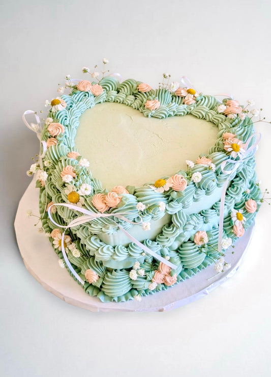 Heart Vintage Cake