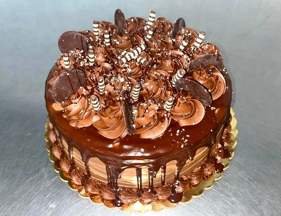 Chocolate Ganache With Chocolate Mousse