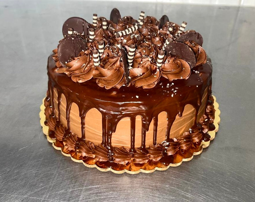 Chocolate Ganache With Chocolate Mousse